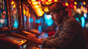 Tampilan kartu fitur bonus harian dengan ilustrasi hiburan sports dan casino